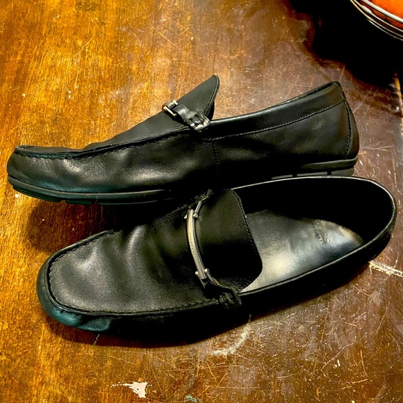 Hugo Boss Other - Hugo Boss Men’s Moccasins Black Shoes. Size 11.5